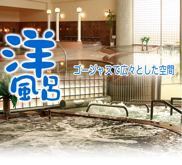 24種類のお風呂と温泉スパ
